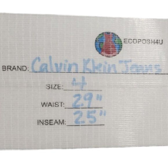 Calvin Klein Jeans Women's Black Skinny Crop Jeans 4 - Picture 5 of 5